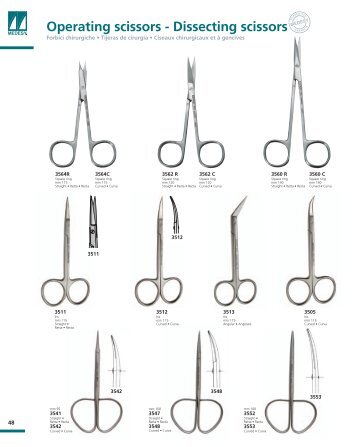 Operating scissors - Dissecting scissors - Cliveste