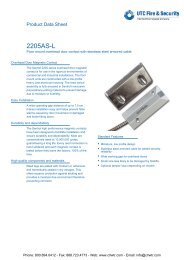 Sentrol 2207a L 2207ah L8s1 Floor Mount Overhead Door