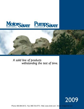 SymCom MotorSaver & PumpSaver Catalog - Clearwater ...