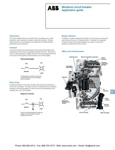 ABB Miniature Circuit Breakers Catalog