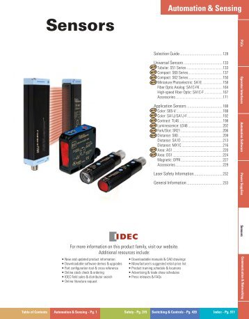 IDEC / Datasensor Sensors - Clearwater Technologies, Inc.