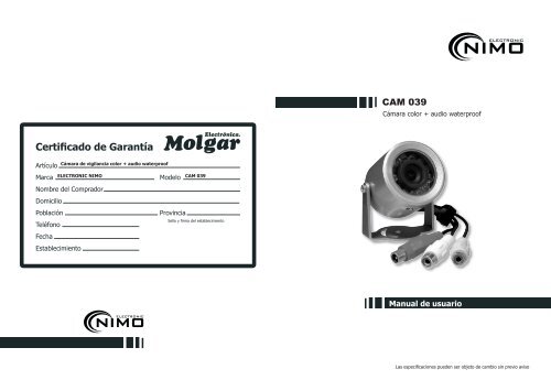 CAM 039 - Molgar