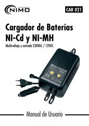 Cargador de BaterÃƒÂ­as NI-Cd y NI-MH - Molgar