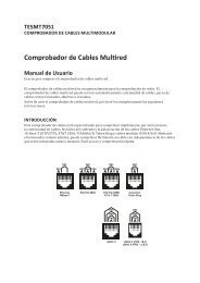 Comprobador de Cables Multired Com - Molgar