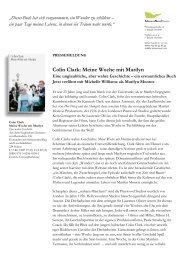 Colin Clark: Meine Woche mit Marilyn - Schirmer/Mosel