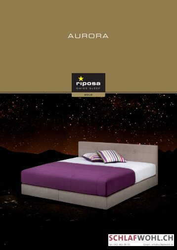 Riposa-Boxspring: AURORA - Schlafwohl.ch