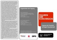 Figuren der Konversion - Schlegel-Gesellschaft