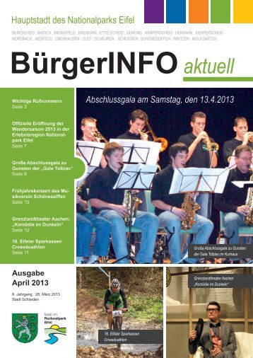 Ausgabe April 2013 - Stadt Schleiden