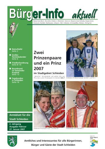 Ausgabe Februar 2007 - Stadt Schleiden