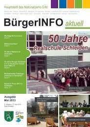 Ausgabe Mai 2013 - Stadt Schleiden