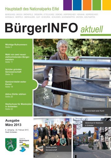 Ausgabe MÃƒÂ¤rz 2013 - Stadt Schleiden