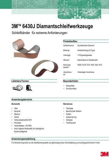 Datenblatt 3M 6430J