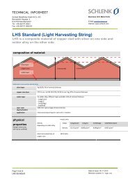 LHS Standard (Light Harvesting String) - Schlenk