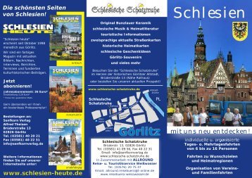 Flyer - Schlesien heute