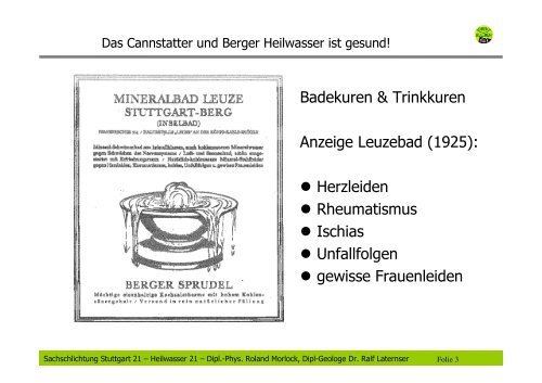 Morlock, Laternser - Schlichtung Stuttgart 21