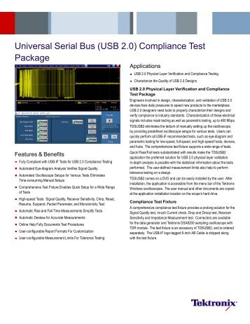 Universal Serial Bus (USB 2.0) Compliance Test ... - AFC Ingenieros