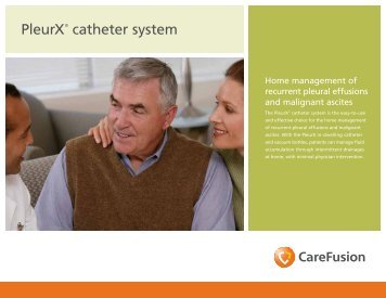 PleurXÂ® catheter system - CareFusion