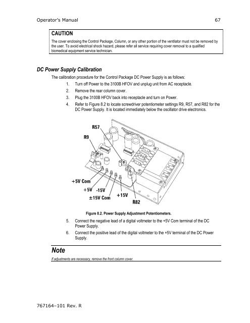 3100B HFOV Operator Manual - CareFusion