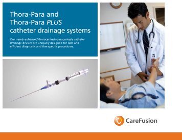 Thora-Para catheter drainage system - CareFusion