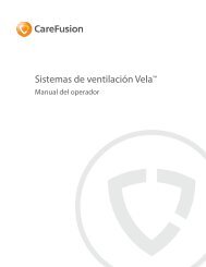 Manual del operador en espaÃ±ol - CareFusion