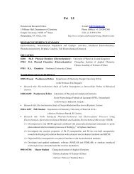 Dr. Li's CV - Temple University