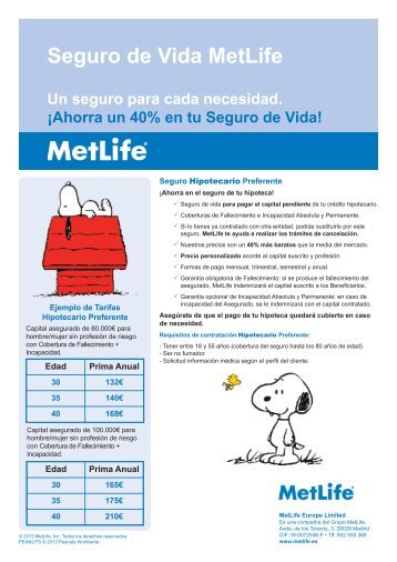 Seguro de Vida MetLife