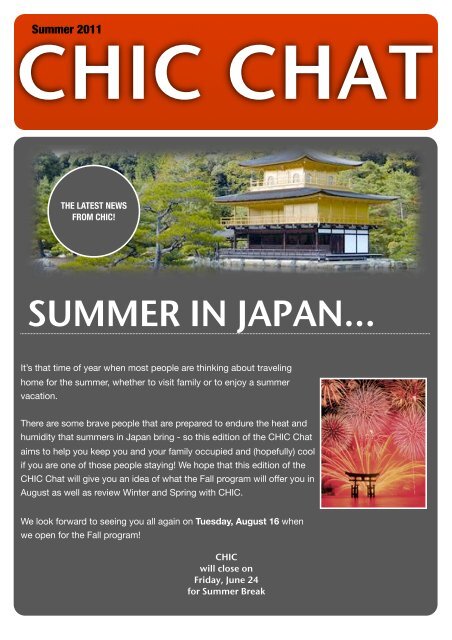 CHIC_Chat_files/CHIC Chat Summer 2011.pdf