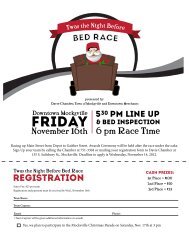 Bed Race Entry Form - Davie County Chamber of Commerce