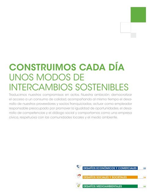 + infosobre Informe sobre Desarrollo Sostenible ... - Carrefour EspaÃƒÂ±a