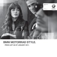 BMW MOTORRAD STYLE. - Barrie Robson Motorcycles