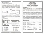 Model ETM67A & ETM68A Electronic Throttle ... - InPower Direct