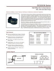 DCS35/36 400 to 600 amp models Data - InPower Direct