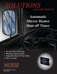 Bus Mirror Heater Timer Brochure - InPower Direct