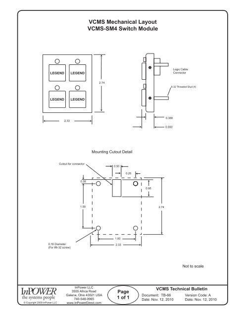 VCMS Mechanical Drawings - InPower Direct
