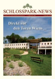 Ausgabe 3/2009 - Schlosspark Mauerbach