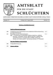 AMTSBLATT SCHLÃƒÂœCHTERN - Stadt SchlÃƒÂ¼chtern