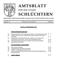 AMTSBLATT SCHLÃƒÂœCHTERN - Stadt SchlÃƒÂ¼chtern