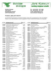 Preisliste ab 01.08.2013 - Schlüter Biologie