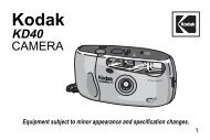 KD40 CAMERA - Support Home Page - Kodak