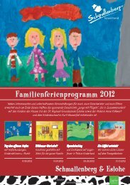 Familienferienprogramm 2012 - Schmallenberg