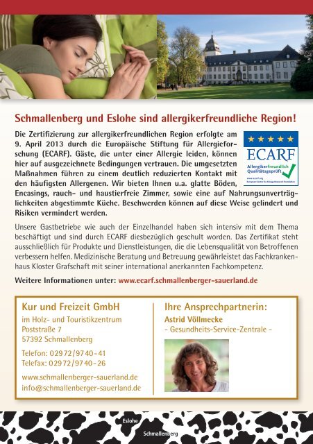 Gesundheitstag mit Symposium - Schmallenberger Sauerland