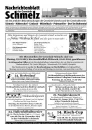 Ausgabe 51/52/2013 - Gemeinde Schmelz