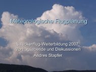 Meteorologische Flugplanung