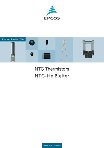 NTC Thermistors - Schmid-Multitech sro
