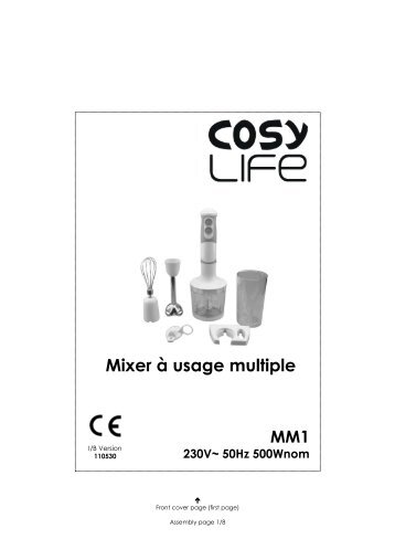 Mixer Ã  usage multiple - Electro Depot