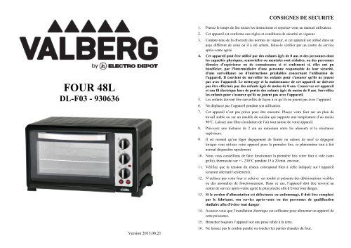 Four encastrable à chaleur tournante VALBERG SMFO 69 CS X VET - Electro  Dépôt