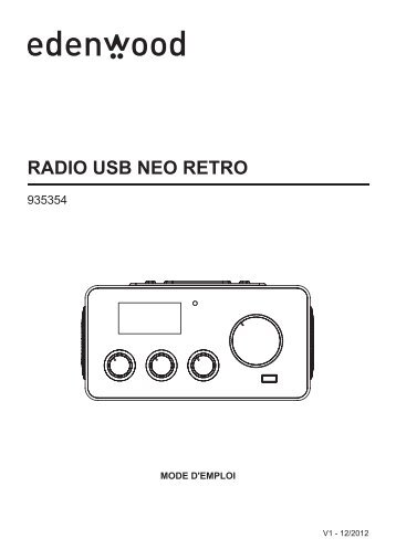 RADIO USB NEO RETRO - Electro Depot