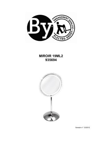 MIROIR 19ML2 935694 - Electro Depot