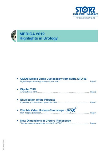 PRESSE Mitteilungen PRESS Releases MEDICA 2012 - Karl Storz