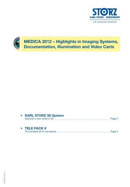 PRESSE Mitteilungen PRESS Releases MEDICA 2012 - Karl Storz